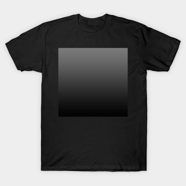 Classic Black Ombre Gradient T-Shirt by AmyBrinkman